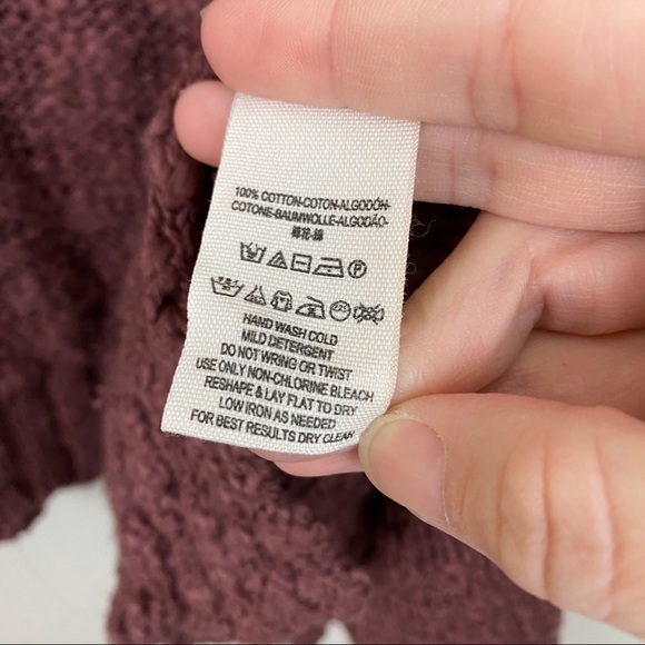 Free People Pretty Pointelle Vee Sweater - Picture 13 of 14